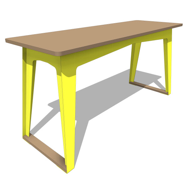Double Butter Turtle Work Table