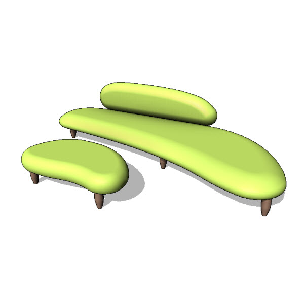 Vitra Freeform Sofa & Ottoman
